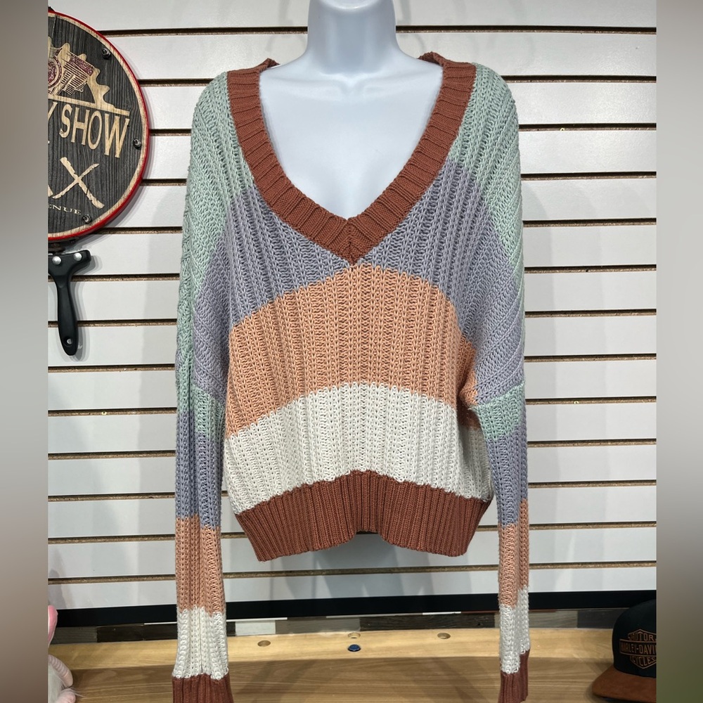 Aeropostale chunky knit sweater size large - Picture 8 of 8